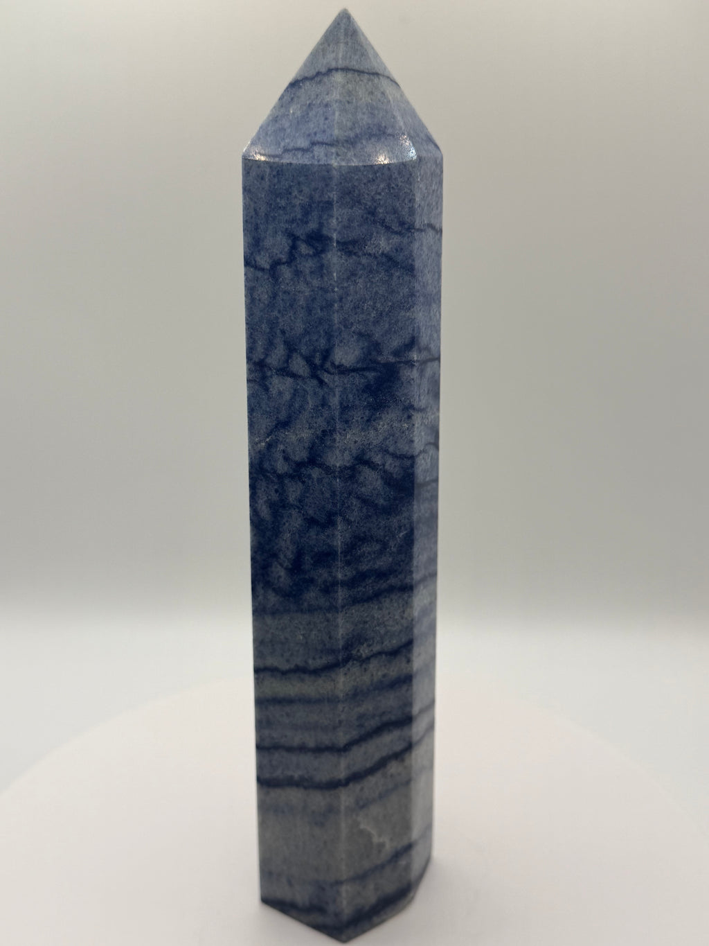 Natural Blue Sodalite Crystal Tower – 449g