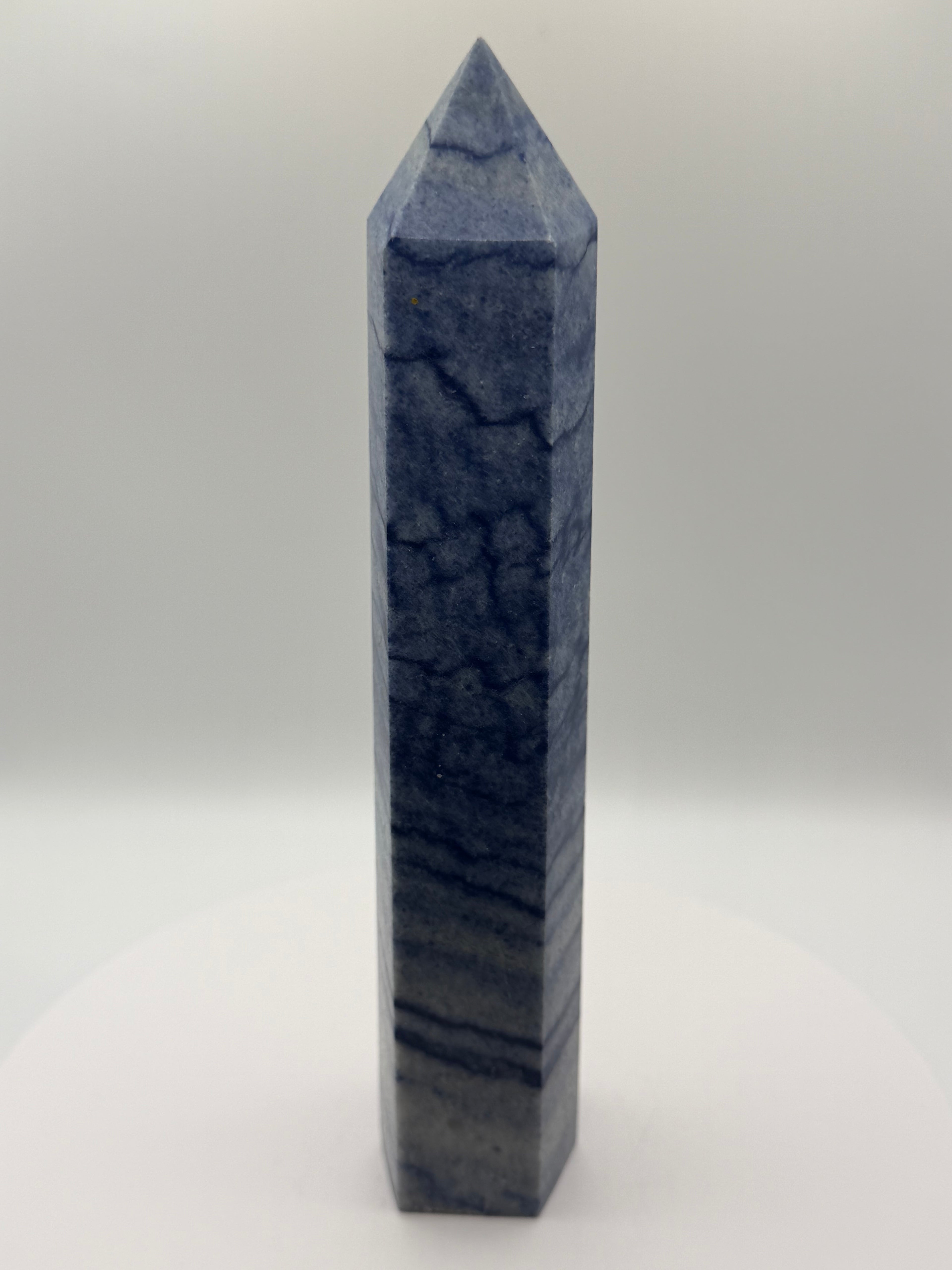 Natural Blue Sodalite Crystal Tower – 449g