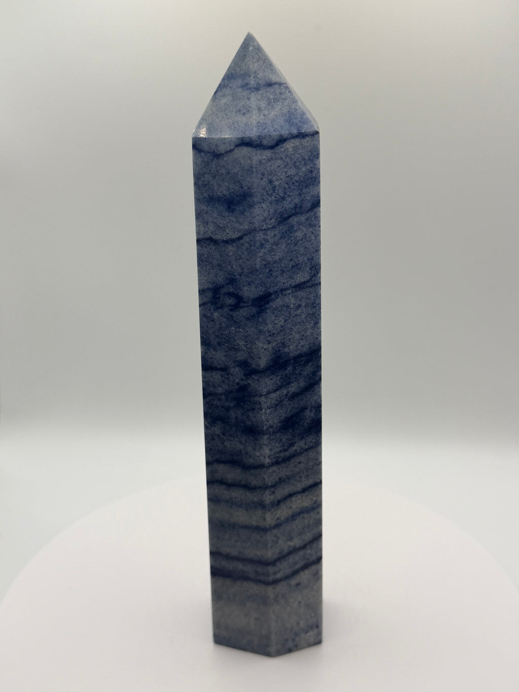 Natural Blue Sodalite Crystal Tower – 449g