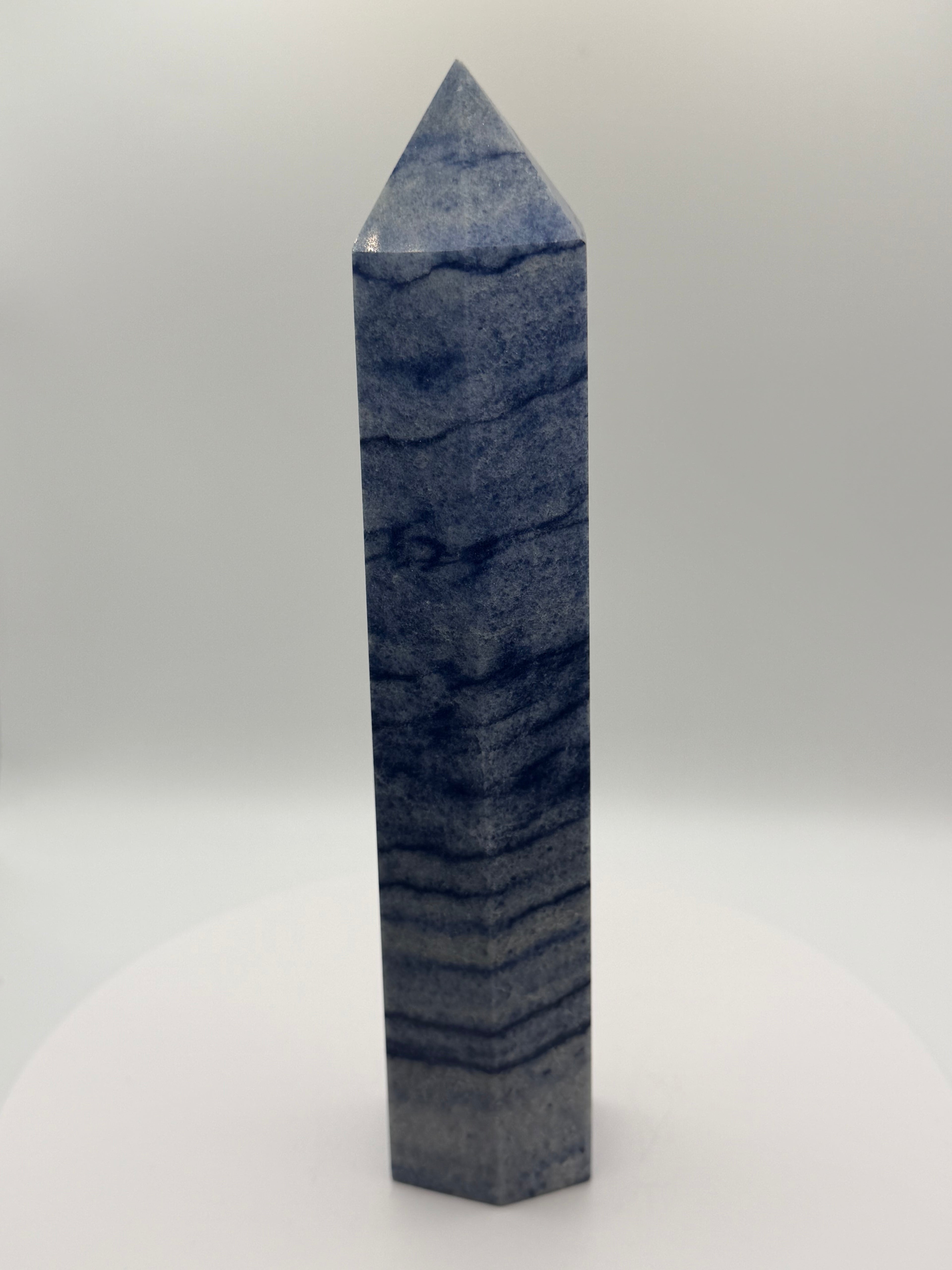 Natural Blue Sodalite Crystal Tower – 449g