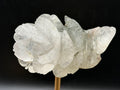 Green Phantom Clear Quartz Rose Crystal Carving