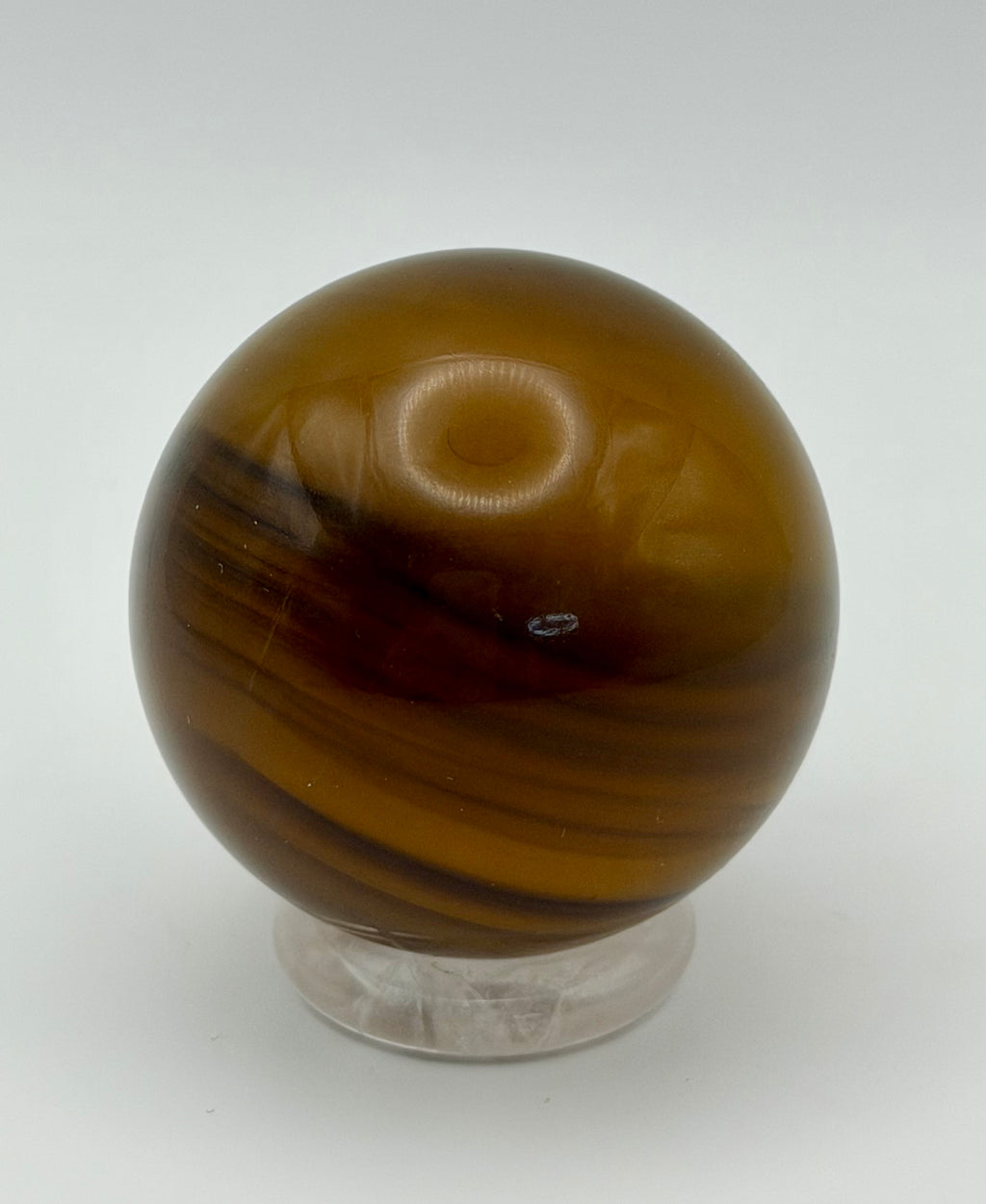 Golden Eclipse | All Natural Yellow Fluorite Sphere