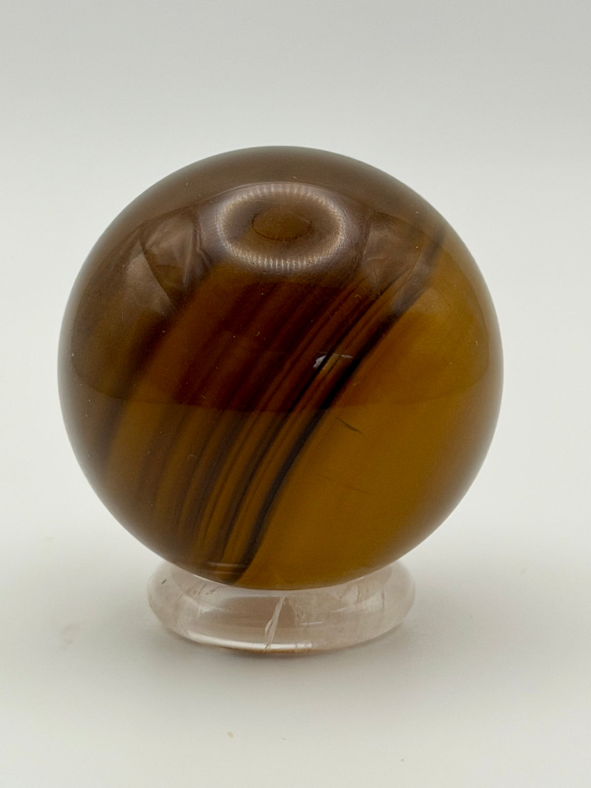Golden Eclipse | All Natural Yellow Fluorite Sphere