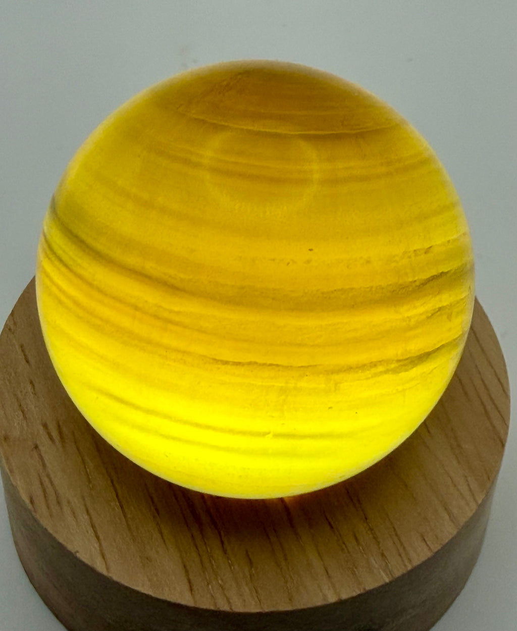 Solar Enchantment | All Natural Yellow Fluorite Sphere