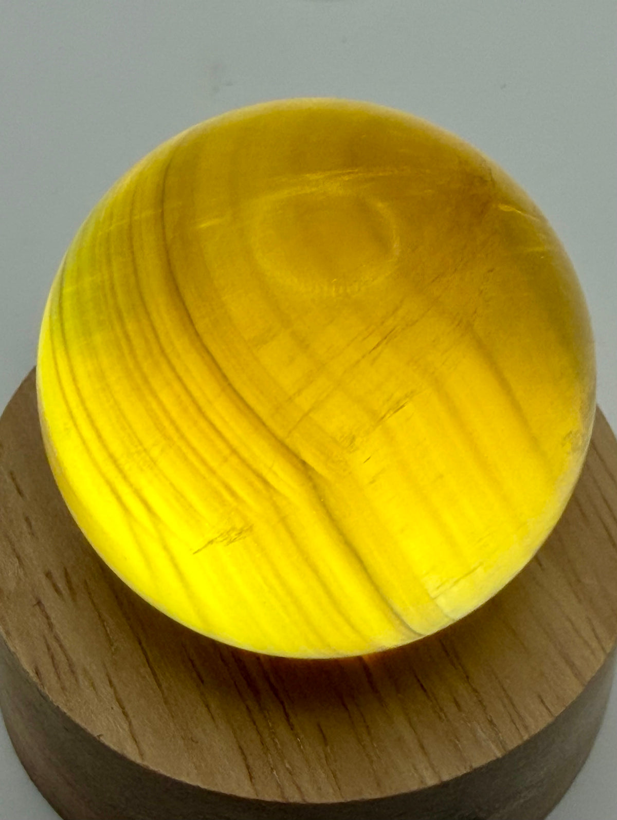 Solar Enchantment | All Natural Yellow Fluorite Sphere