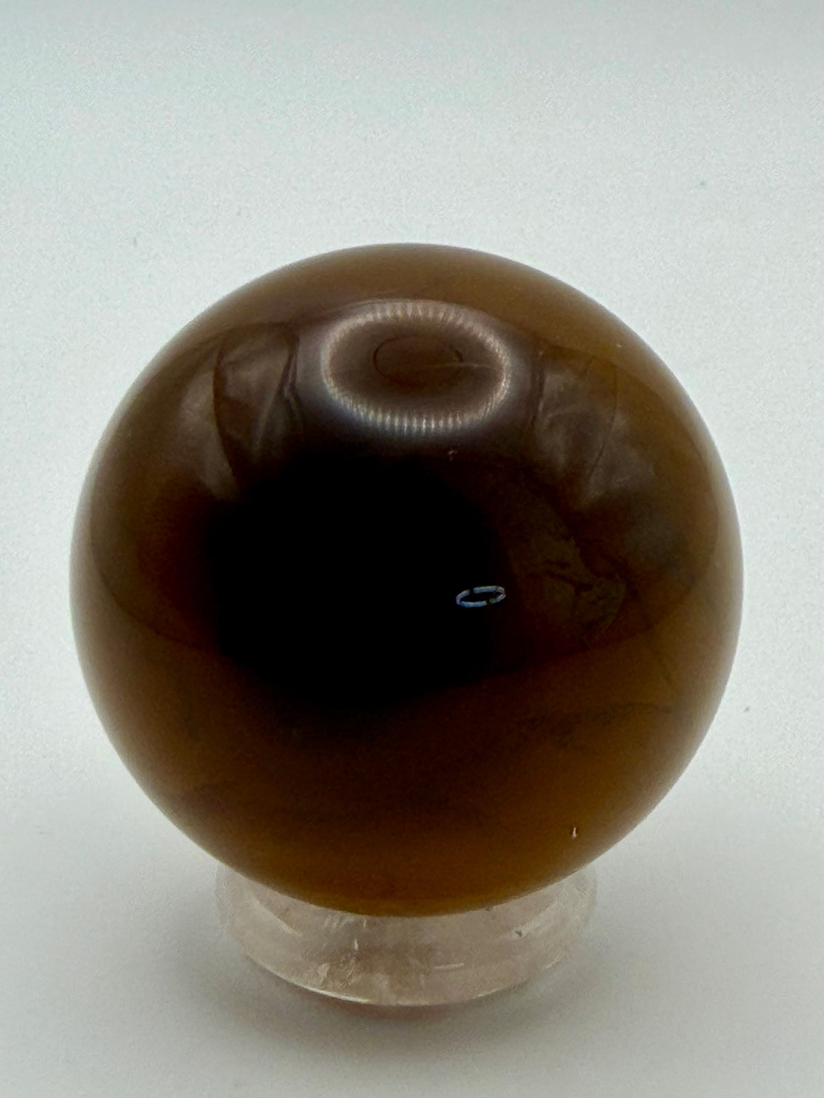 Honey & Midnight | All Natural Banded Fluorite Sphere