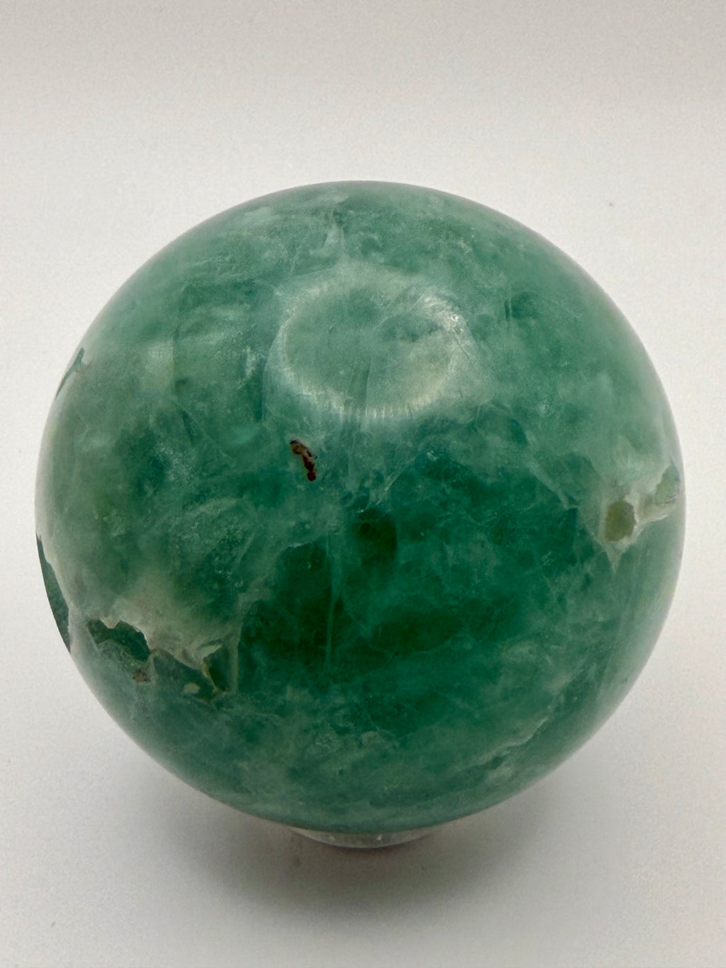 Emerald Mist | All Natural Green Fluorite Sphere