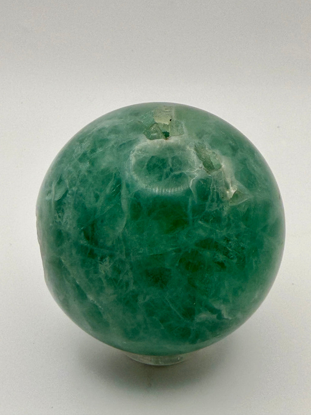 Emerald Mist | All Natural Green Fluorite Sphere