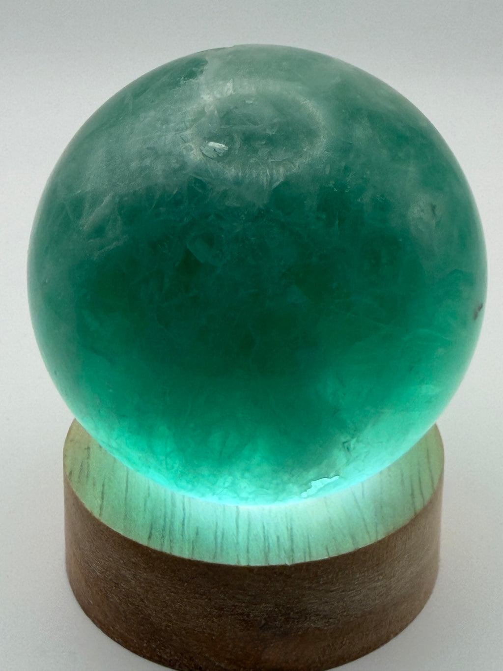 Emerald Mist | All Natural Green Fluorite Sphere