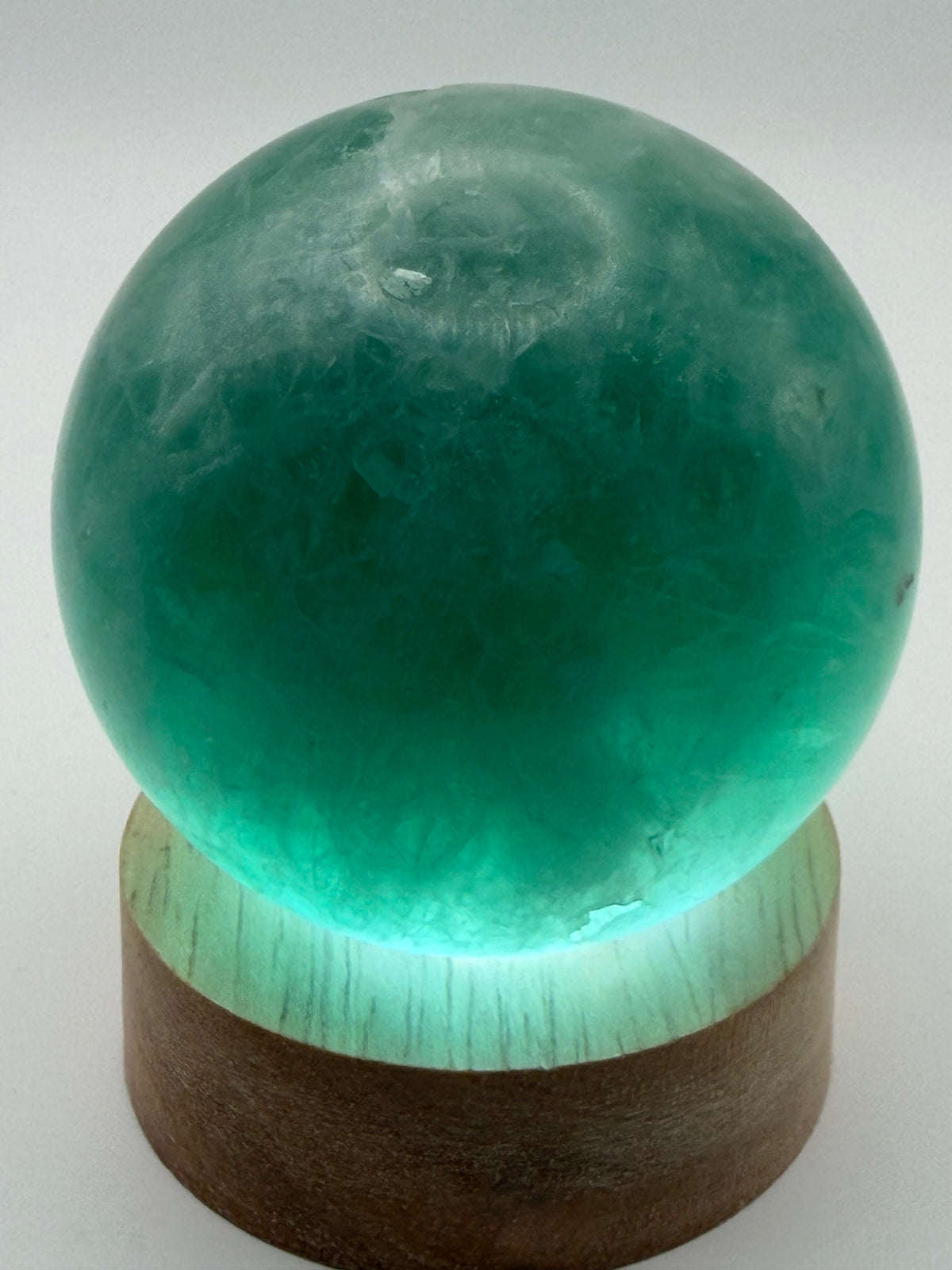 Emerald Mist | All Natural Green Fluorite Sphere