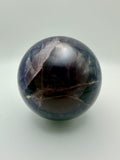 Midnight Veil | All Natural Purple Fluorite Statement Sphere