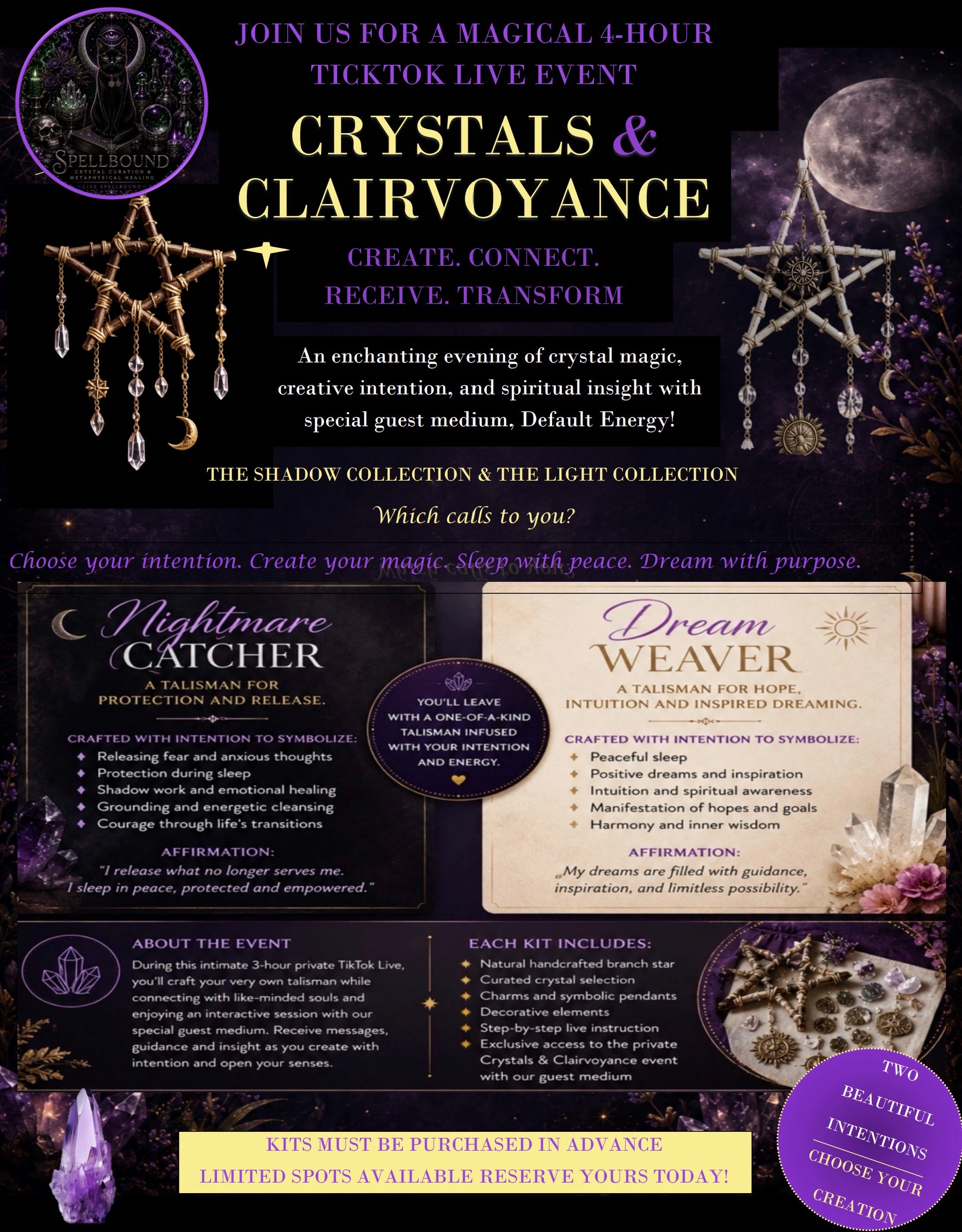 CRYSTALS & CLAIRVOYANCE TIKTOK LIVE EVENT
