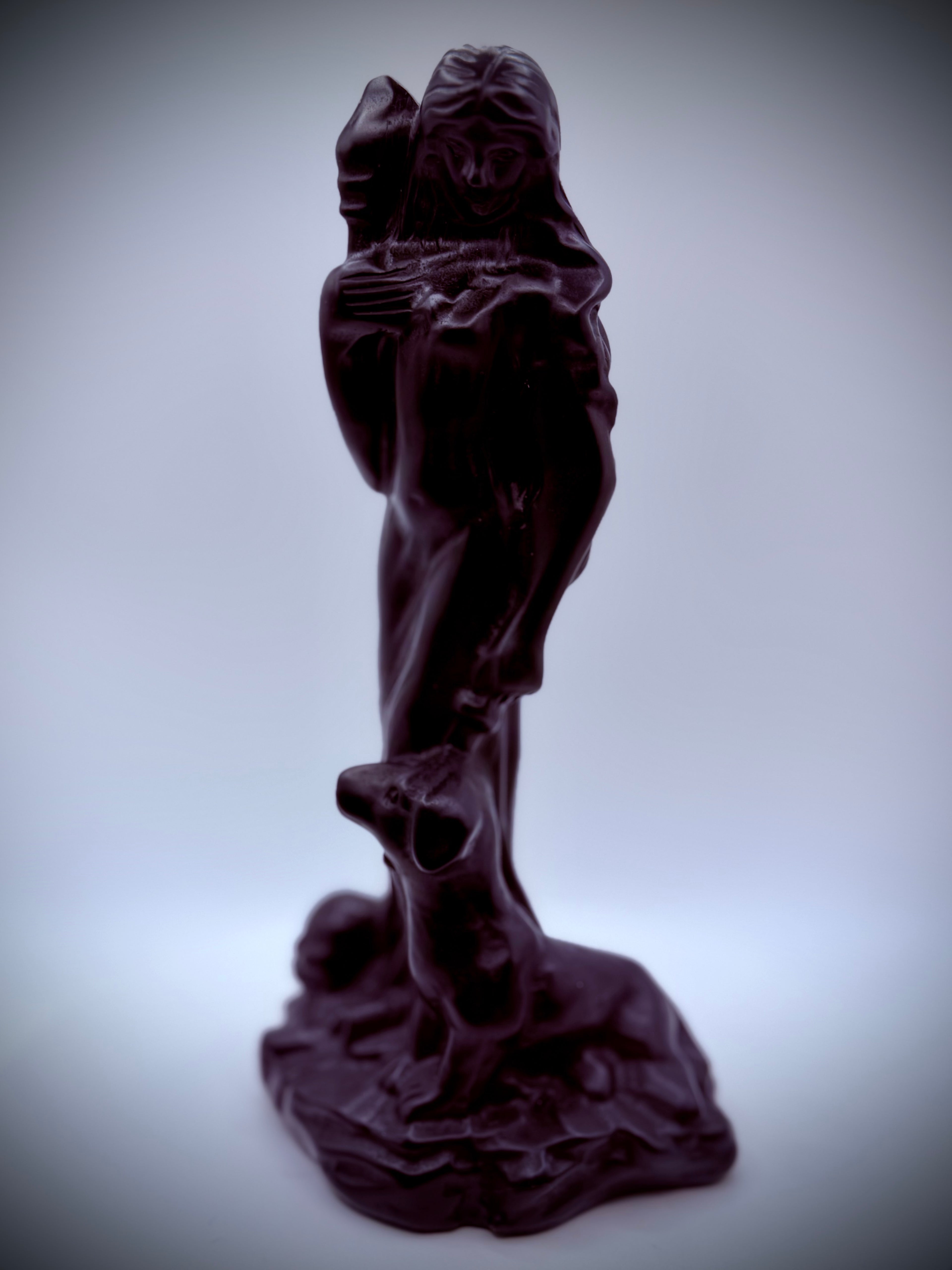 Hecate – Goddess of the Crossroads | Black Obsidian Sculpture