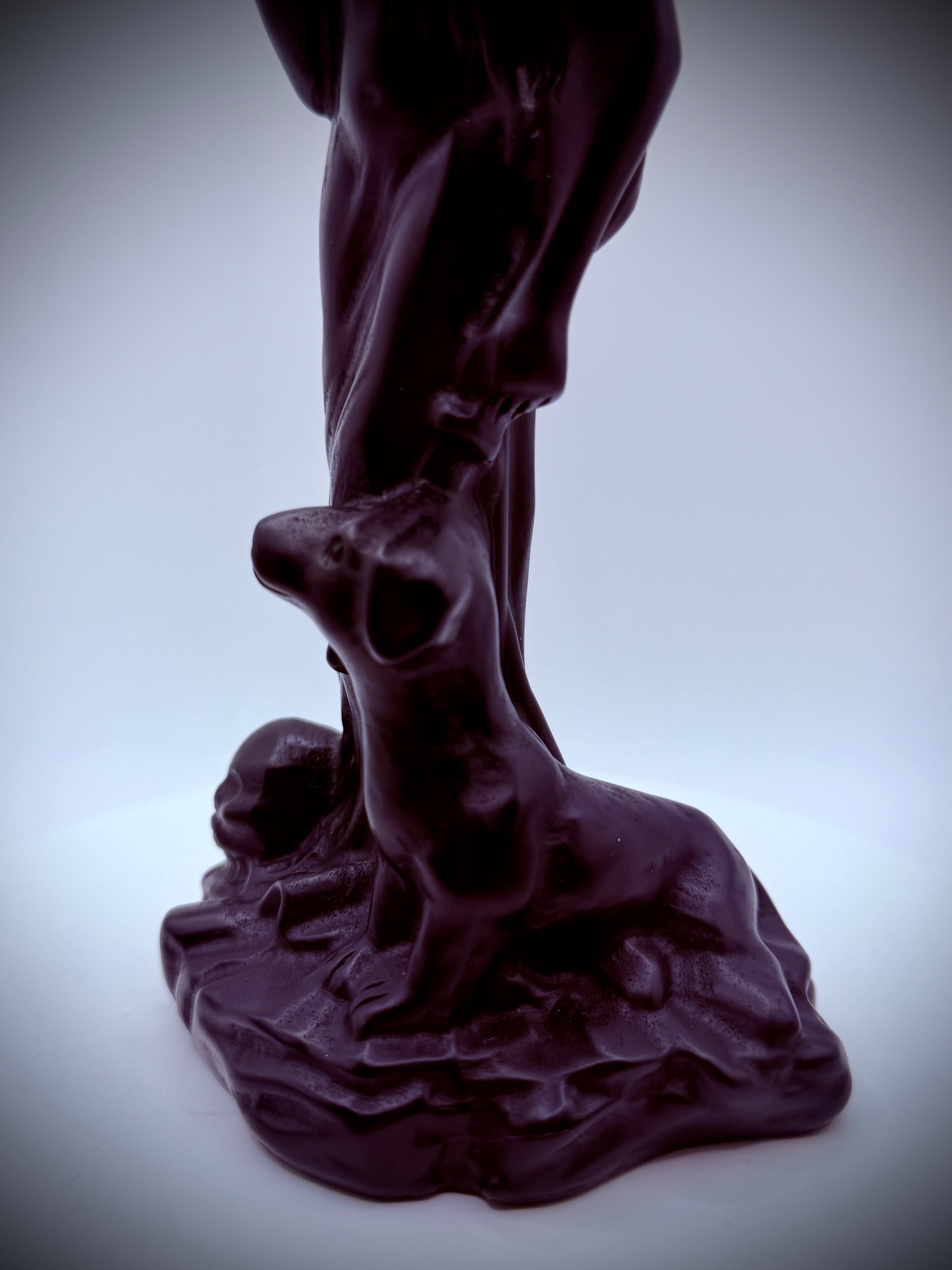 Hecate – Goddess of the Crossroads | Black Obsidian Sculpture