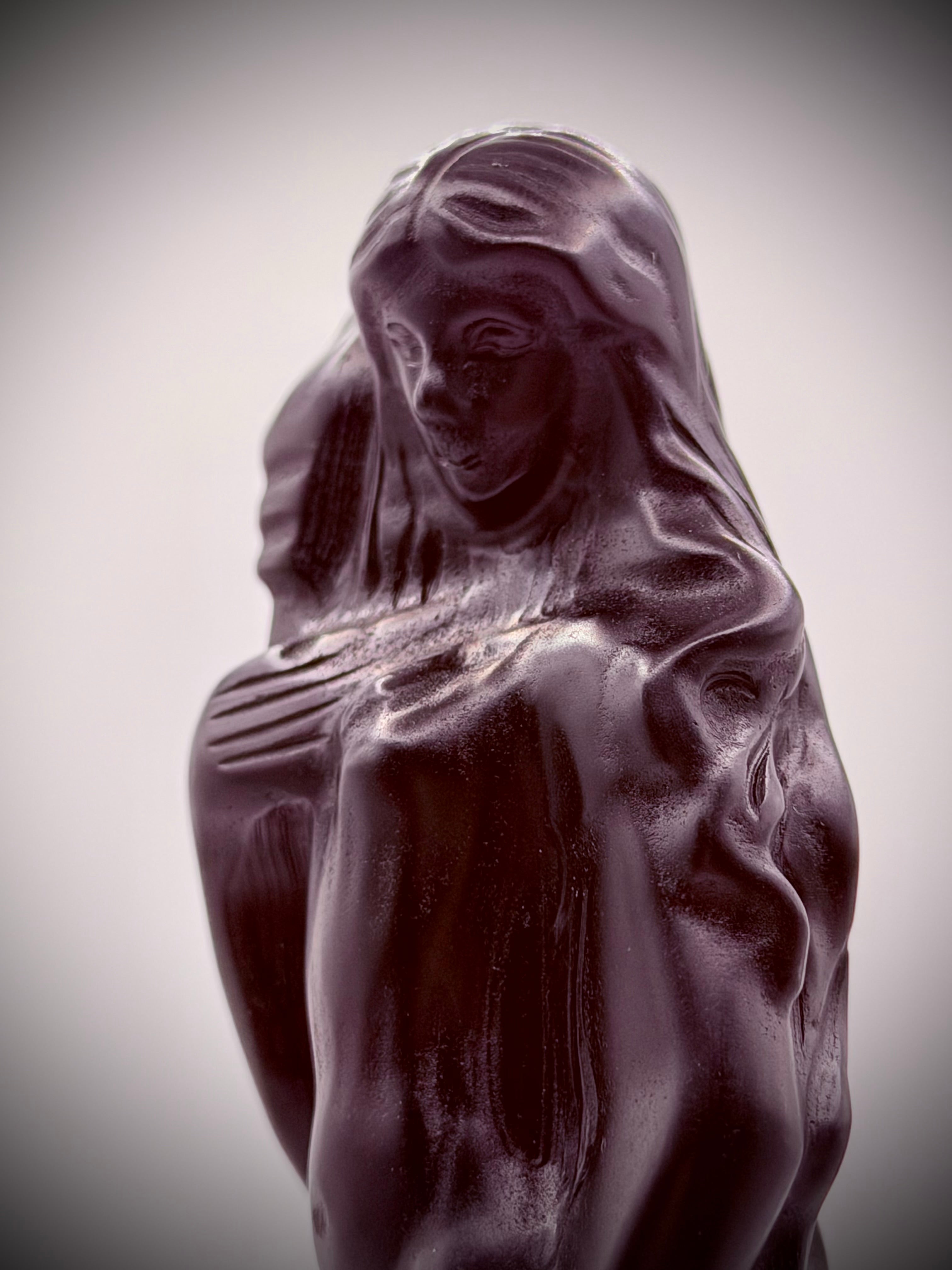 Hecate – Goddess of the Crossroads | Black Obsidian Sculpture